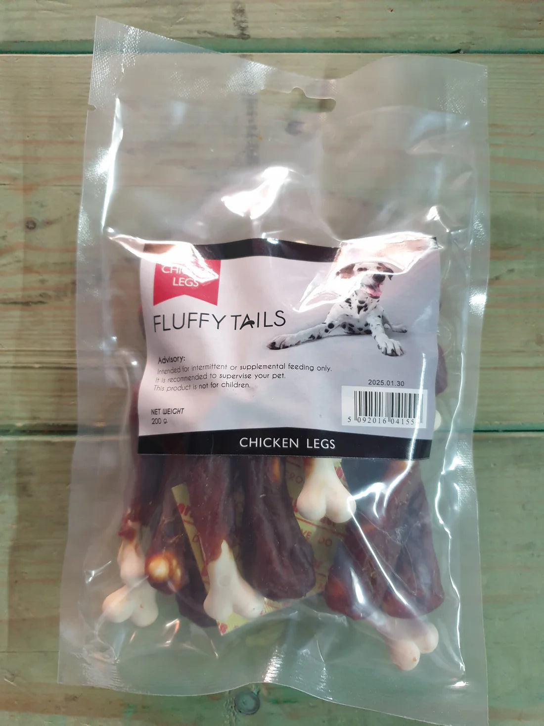 Fluffy Tails Chicken Legs 200g – Crunchy, Nutritious & Natural