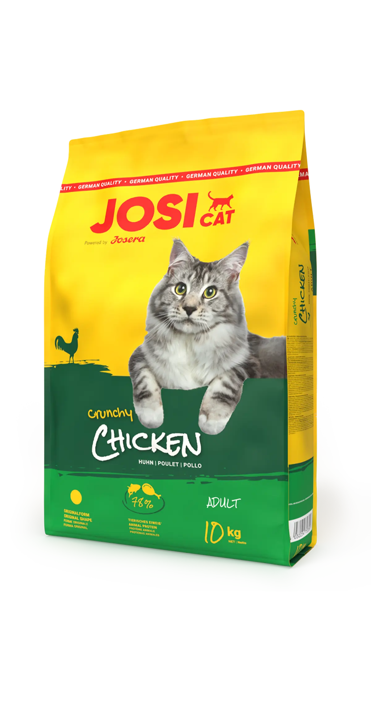 Josicat Crunchy Poultry – Delicious Complete Nutrition 10KG
