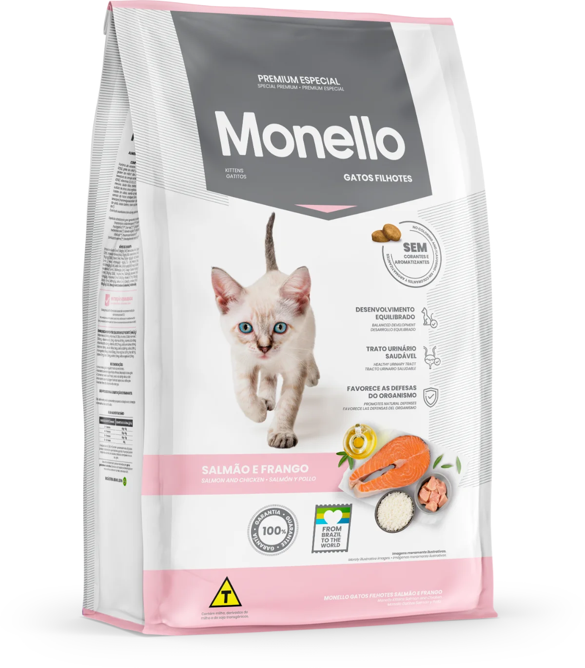 Monello Special Cat Kitten | Salmon & Chicken (1kg) – Dry Cat Food