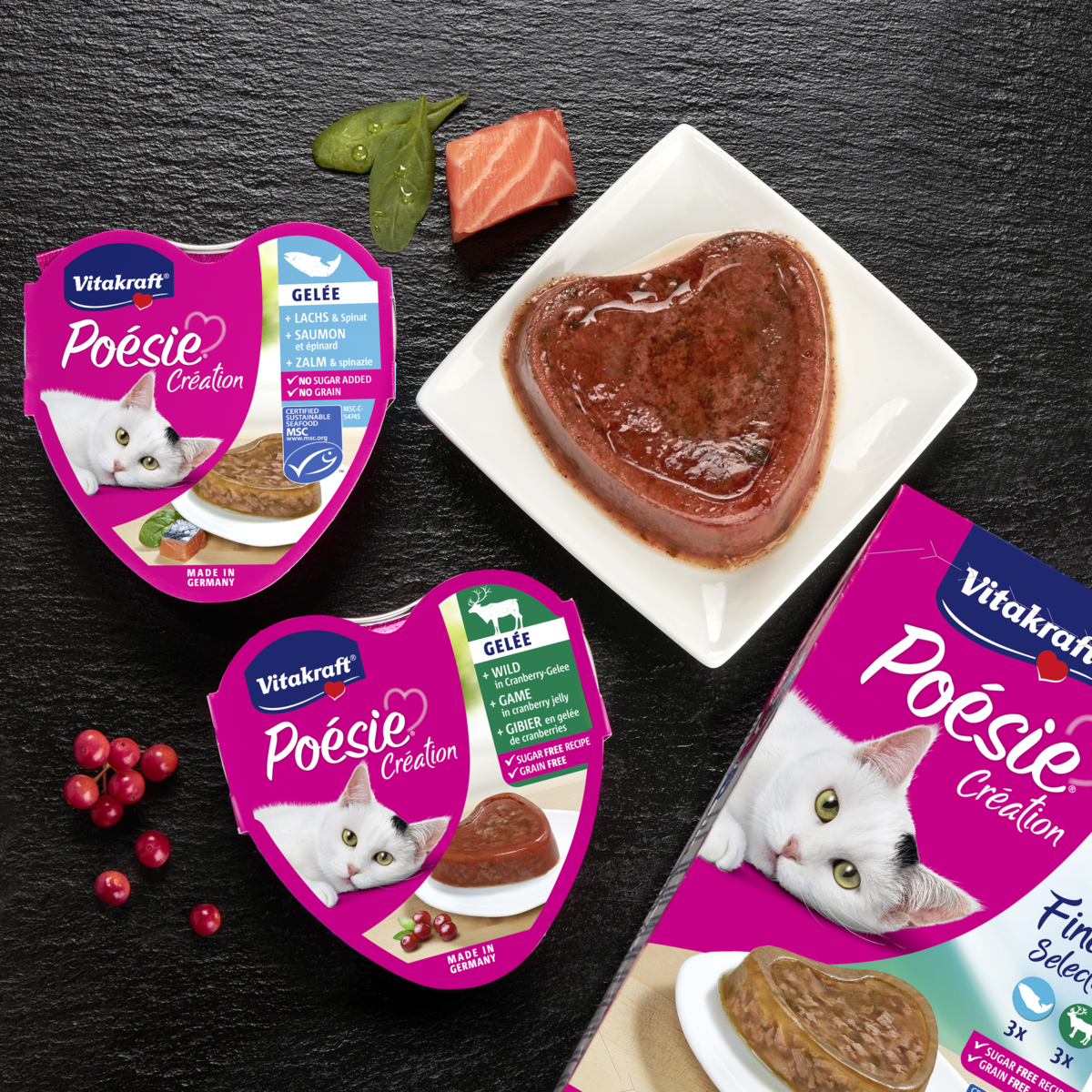 Vitakraft Poésie Création Wet Cat Food in Jelly