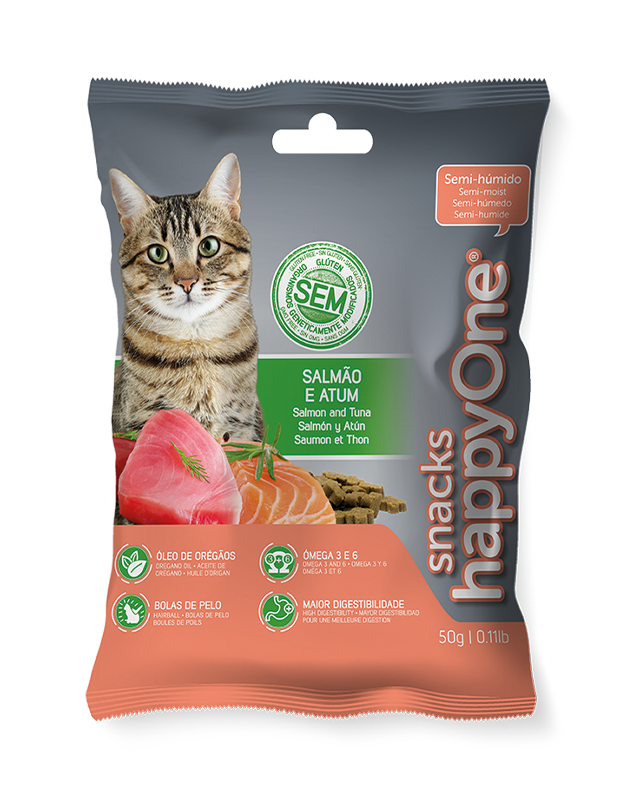 HappyOne Snack semi-moist Cat - Salmon and Tuna – Cat Treats