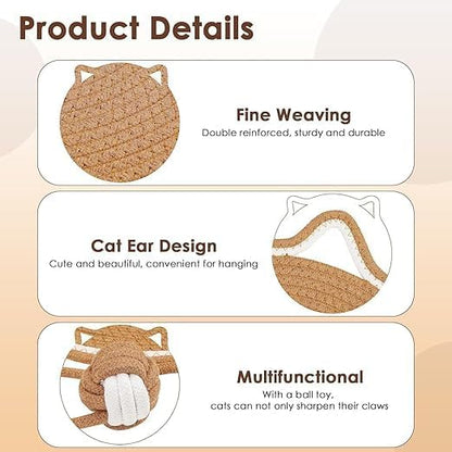 Cat scratcher pad (cat ear design)
