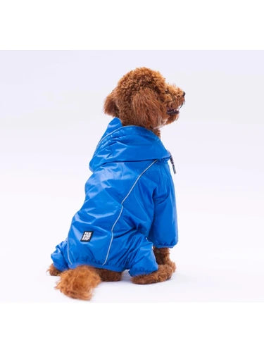 Blue Sax Muson Dog Raincoat Romper