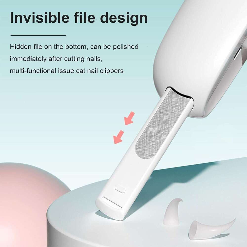 Gravity nail clipper