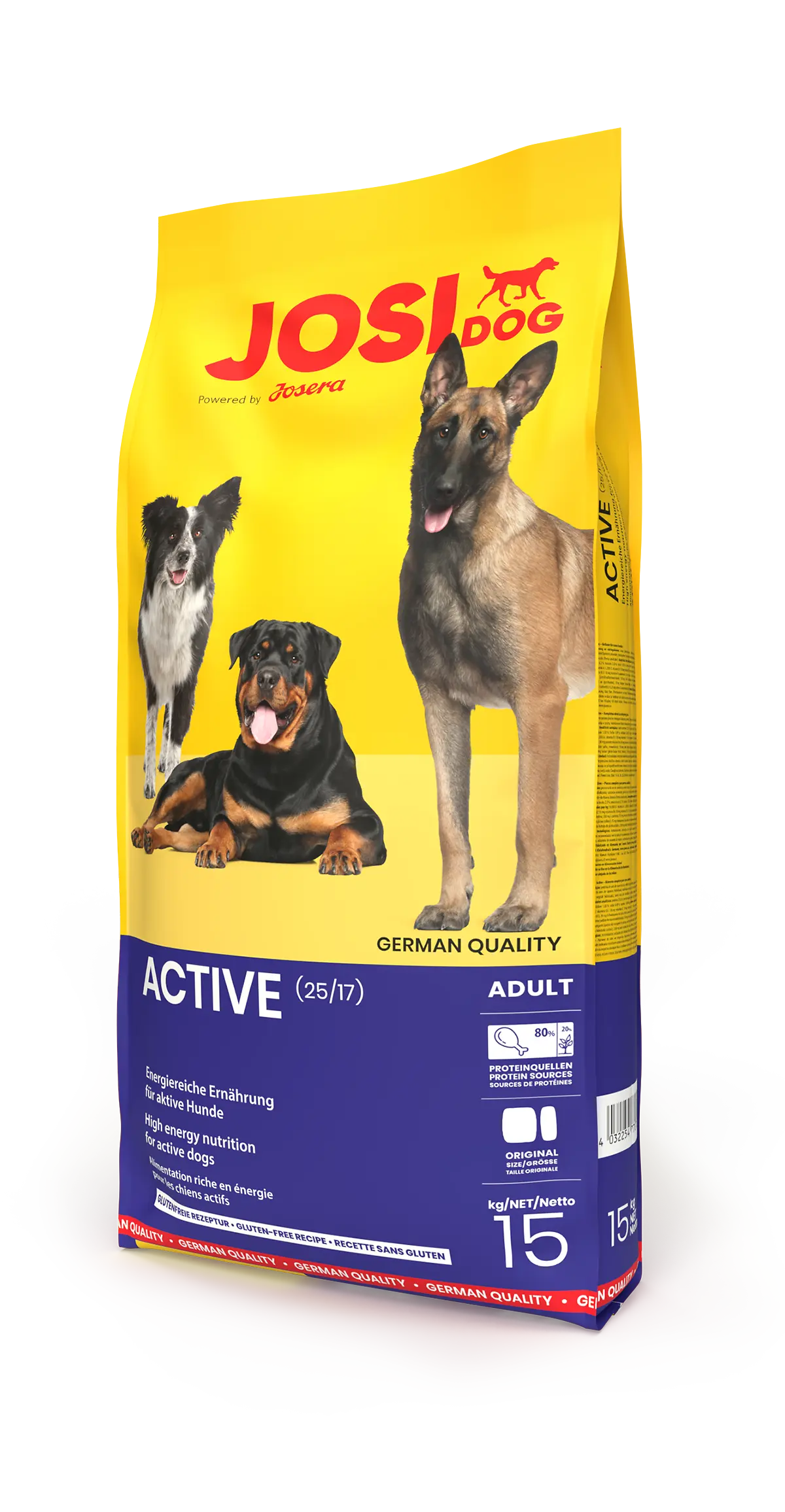 Josidog Active – Energy & Strength for Active Dogs 15KG