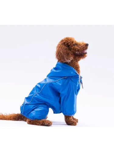 Blue Sax Muson Dog Raincoat Romper