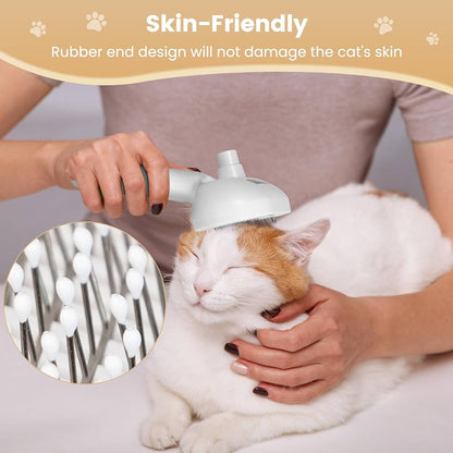 Pet Spray Grooming Brush with Transparent Water Reservoir