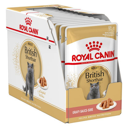Royal Canin British Shorthair Narrow Chunks In Gravy – Wet Cat Food