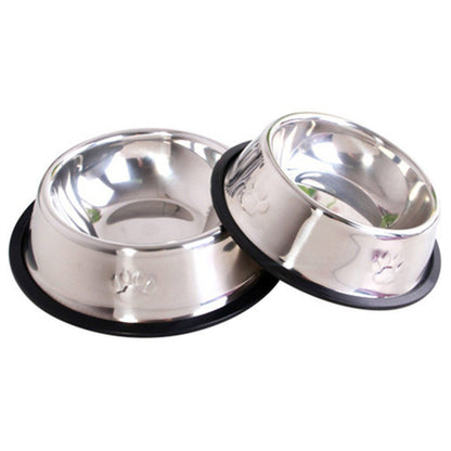 Stainless Steel Pet Bowl for Cats and Dogs