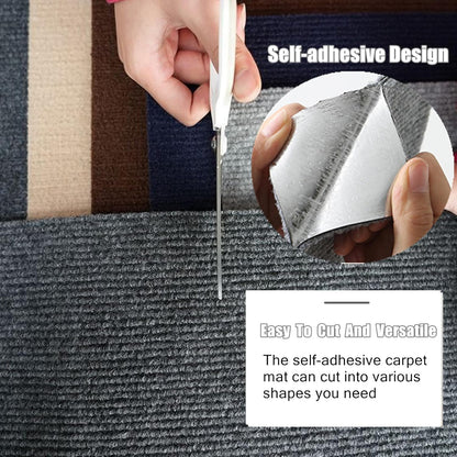 Self-adhesive cat scratch mat easy wall installation