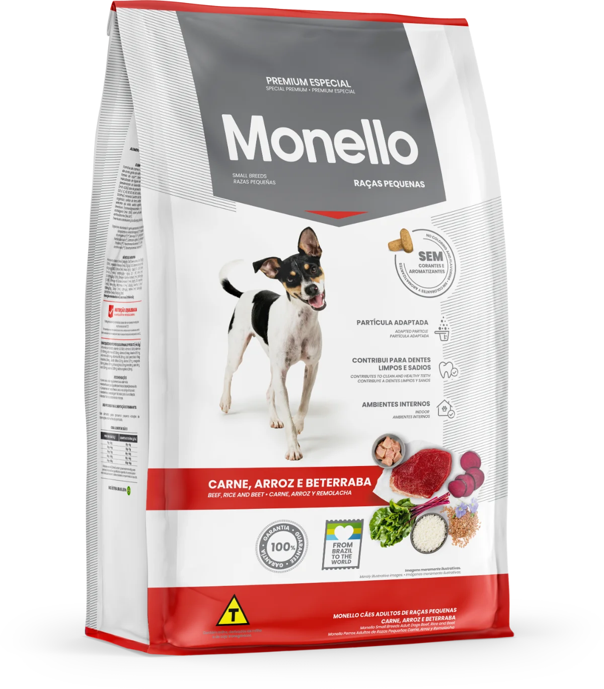 Monello Small Breed Adult – Beef, Rice & Beet Dry Dog Food