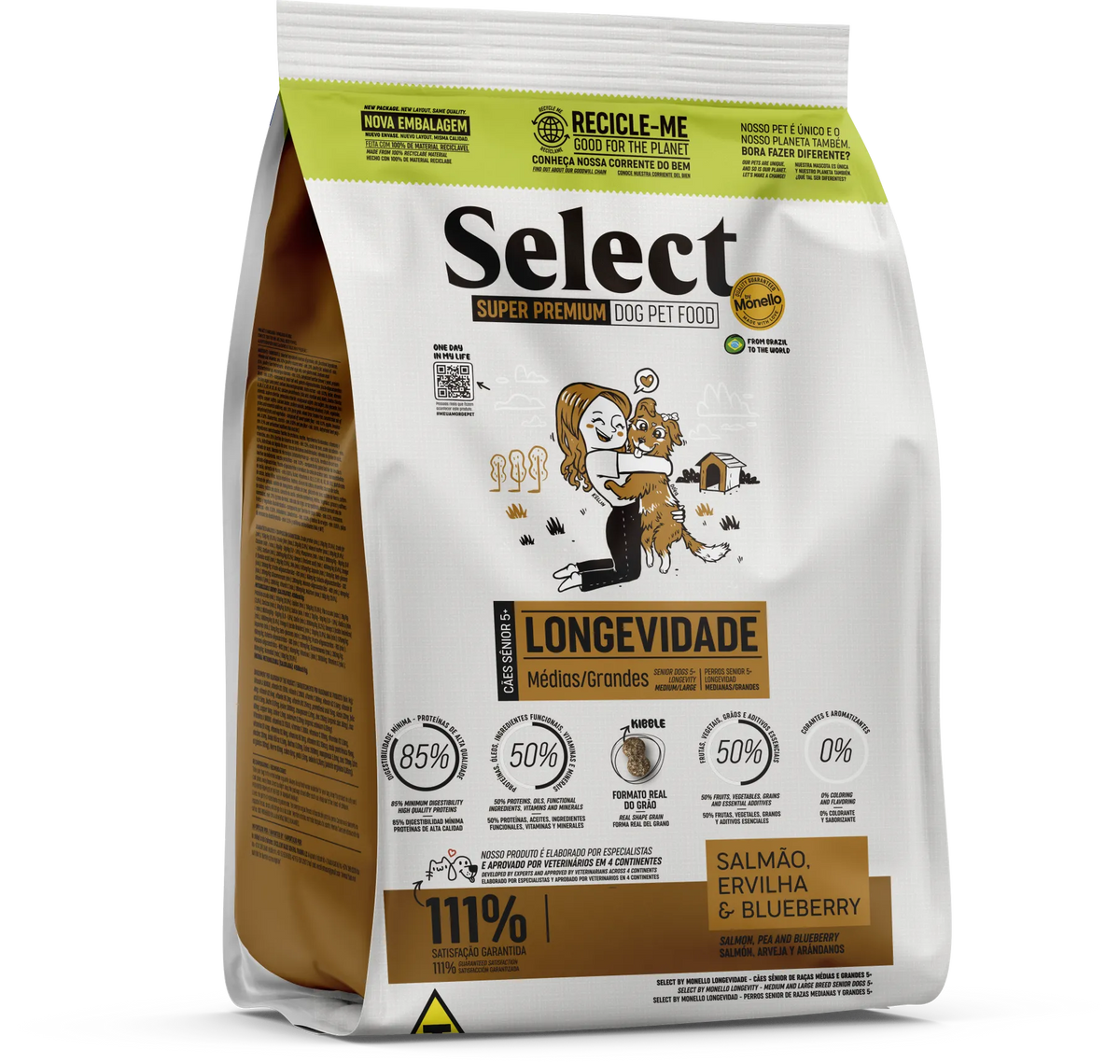 Select by Monello Longevity – Medium and Large Breed Senior Dogs 5+