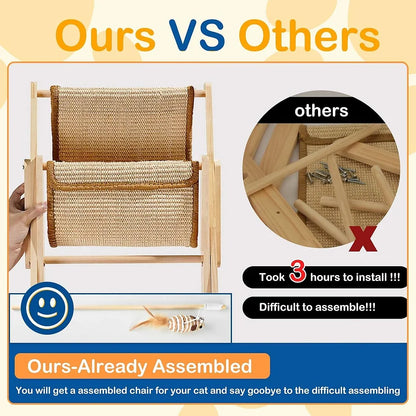 Foldable Chair Scratcher
