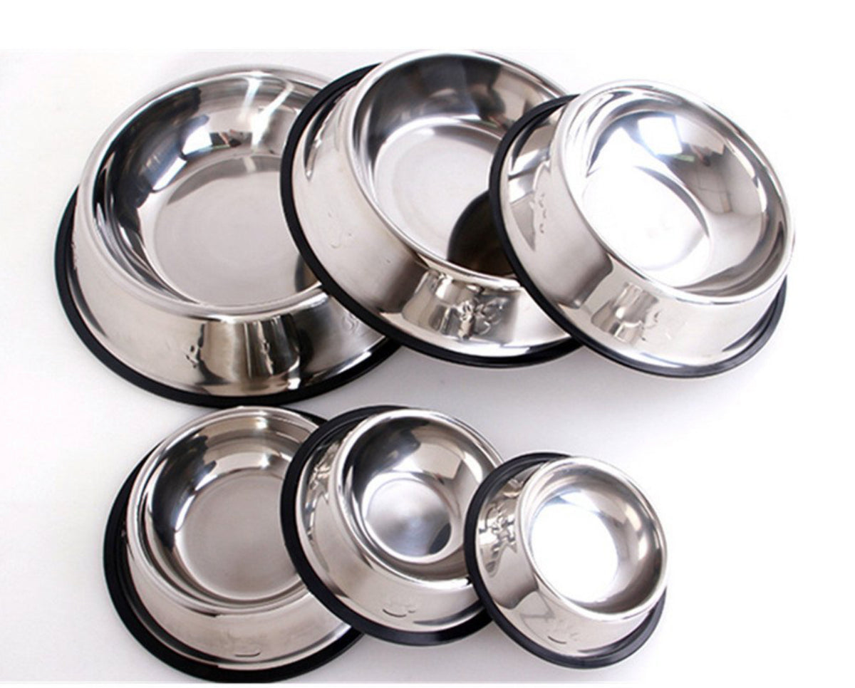 Stainless Steel Pet Bowl for Cats and Dogs