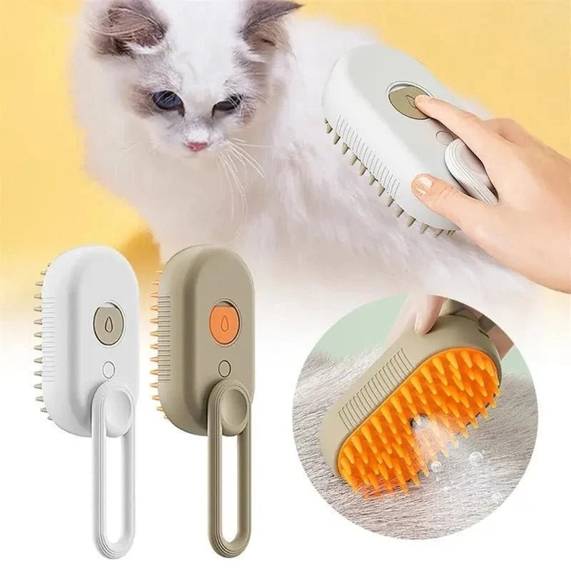 Steamy Brush With Handle