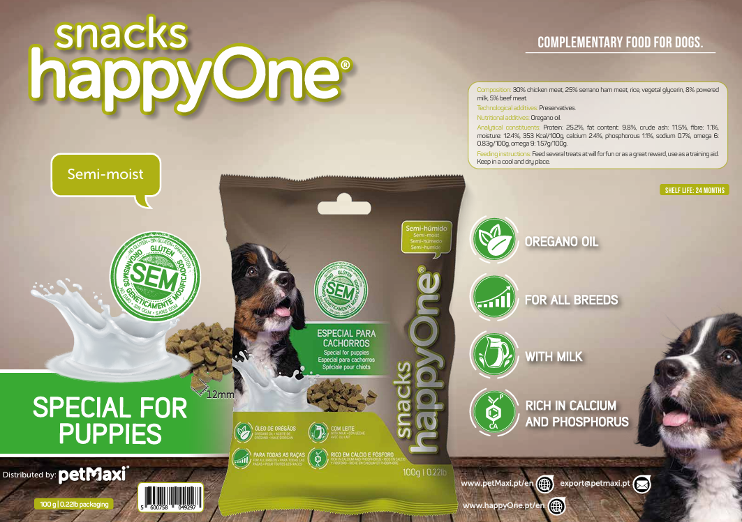 HappyOne Semi-Moist Snack - Special for Puppies – Dog Treats