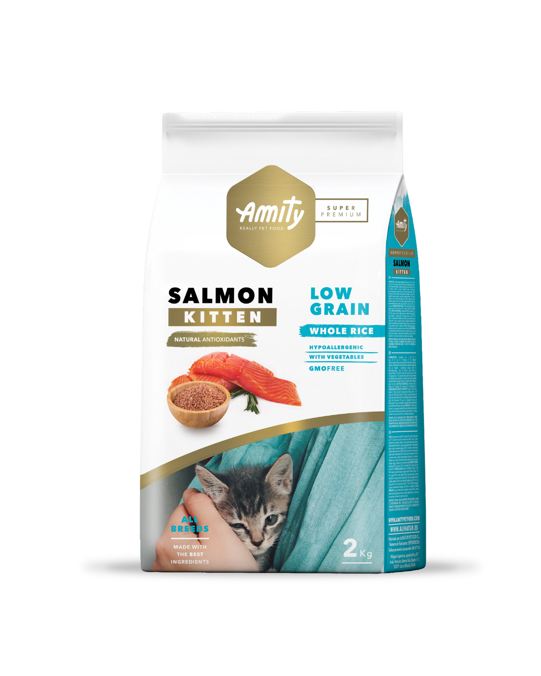 Amity Super Premium Kitten Salmon 2KG – Dry Cat Food
