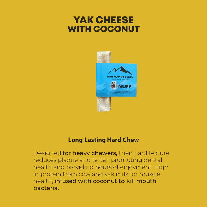 NUFF Coconut Himalayan Yak Chew – Dog Treats