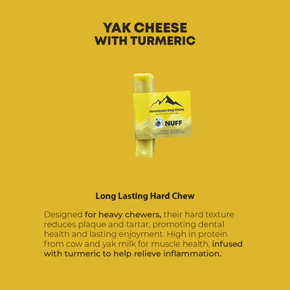 NUFF Turmeric Himalayan Yak Chew – Dog Treats