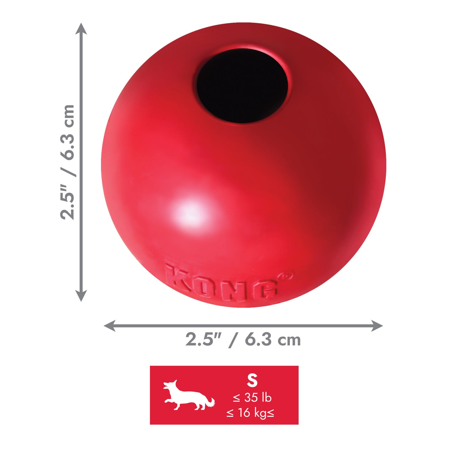 KONG Ball with Hole