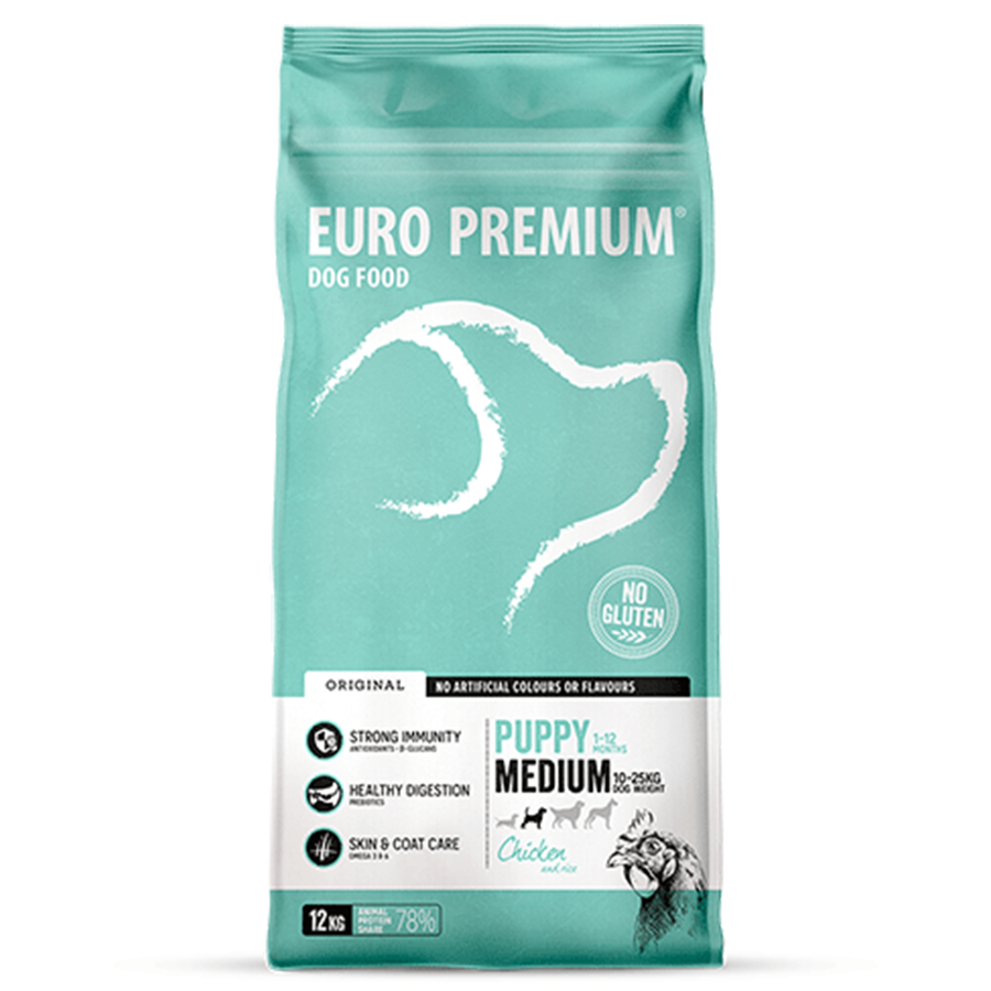 Euro Premium Medium Puppy – Dry Dog Food