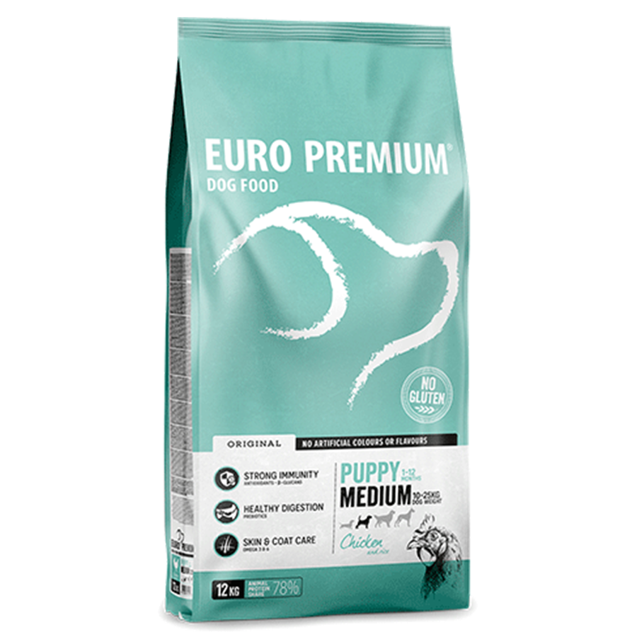 Euro Premium Medium Puppy – Dry Dog Food