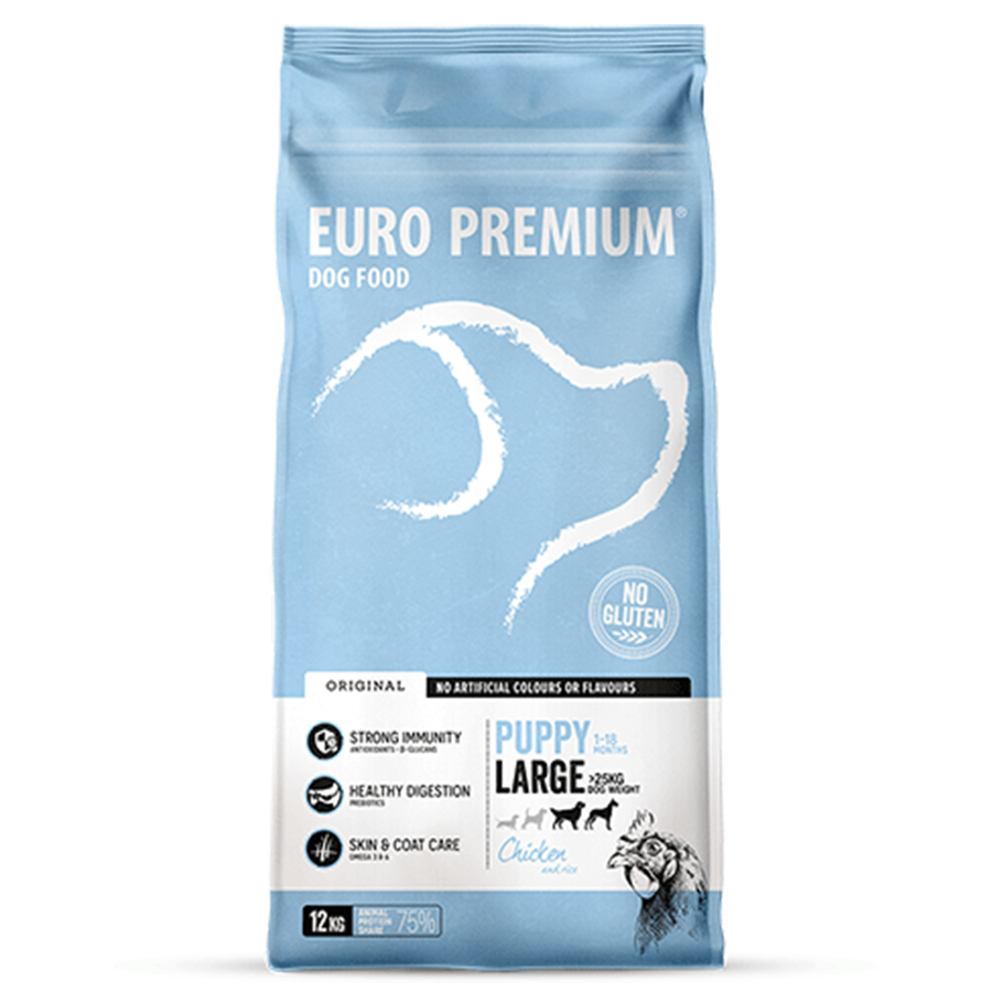 Euro Premium Large Puppy – Dry Dog Food