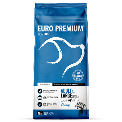 Euro Premium Adult | Large Dogs | Chicken & Rice – Dry Dog Food