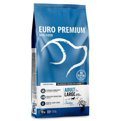 Euro Premium Adult | Large Dogs | Chicken & Rice – Dry Dog Food