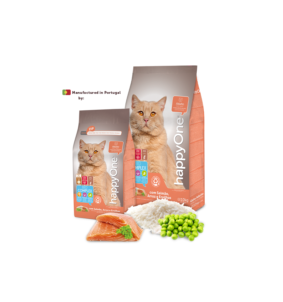 HappyOne Adult Cat Salmon – Dry Cat Food