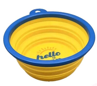 Banana Boat Collapsible Dog Travel Bowl 34oz