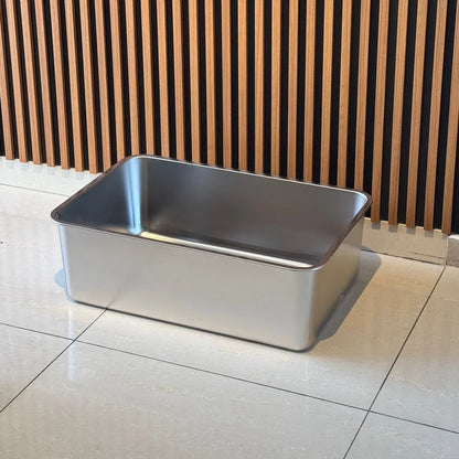 stainless steel cat litter box odor resistant